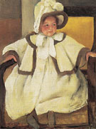 Ellen Mary in a White Coat c1896 - Mary Cassatt