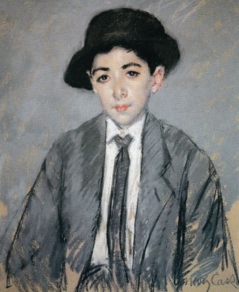 Portrait of Charles Dikran Kelekian Aged 12 1910 - Mary Cassatt reproduction oil painting