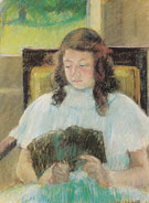 Young Girl Reading c1900 - Mary Cassatt