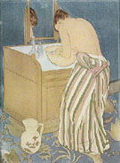 Woman Bathing 1891 - Mary Cassatt reproduction oil painting