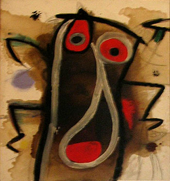 Untitled Date Unknown - Joan Miro reproduction oil painting