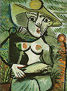 Portrait of Suzanne Bloch Opera Singer 1904 - Pablo Picasso reproduction oil painting