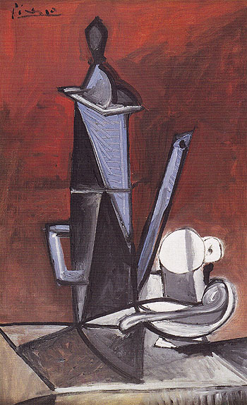 The Blue Coffee Pot 1944 - Pablo Picasso reproduction oil painting