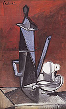 The Blue Coffee Pot 1944 - Pablo Picasso reproduction oil painting