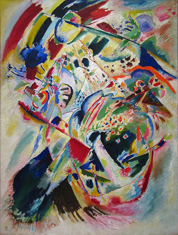Wall Panel for Edwin R Campbell No 4 1914 - Wassily Kandinsky reproduction oil painting