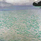 Attersee I 1900 - Gustav Klimt reproduction oil painting