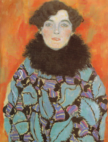 Portrait of Johanna Staude 1917 - Gustav Klimt reproduction oil painting