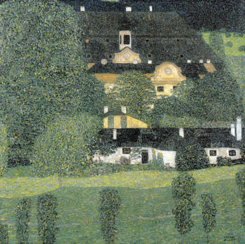 Schloss Kammer on the Attersee II 1909 - Gustav Klimt reproduction oil painting