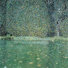 Pond at Schloss Kammer on the Attersee 1909 - Gustav Klimt reproduction oil painting