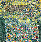 Villa on the Attersee 1914 - Gustav Klimt reproduction oil painting