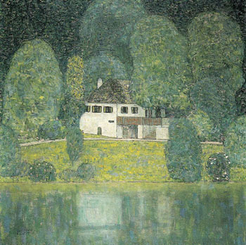 The Litzlbergkeller on the Attersee 1915 - Gustav Klimt reproduction oil painting