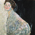 Portrait of a Lady in White c1917 - Gustav Klimt