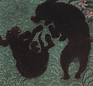Two Poodles 1891 - Pierre Bonnard reproduction oil painting