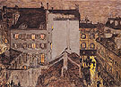 Montmartre in the Rain c1897 - Pierre Bonnard reproduction oil painting