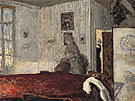 Interior with Screen c1906 - Pierre Bonnard reproduction oil painting