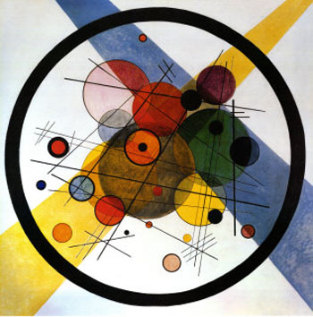 Circles in Circle 1923 - Wassily Kandinsky reproduction oil painting