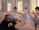 The Rehearsal c 1879 - Edgar Degas reproduction oil painting