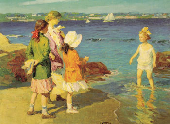 The Waters Fine - Edward Henry Potthast reproduction oil painting