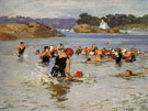 The Swimming Lesson - Edward Henry Potthast