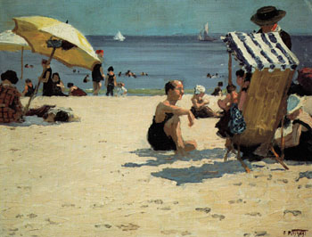 A July Day - Edward Henry Potthast reproduction oil painting