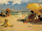 At the Seaside - Edward Henry Potthast reproduction oil painting