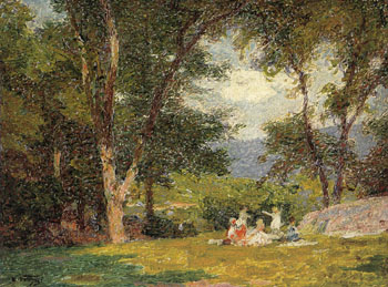The Picnic - Edward Henry Potthast reproduction oil painting