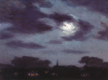 Moonlight - Edward Henry Potthast reproduction oil painting