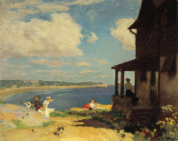 Summer Breezes - Edward Henry Potthast reproduction oil painting