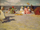 Balloon Vendor - Edward Henry Potthast reproduction oil painting