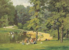 In the Park - Edward Henry Potthast reproduction oil painting