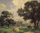 In Central Park - Edward Henry Potthast reproduction oil painting