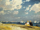 Sailboats - Edward Henry Potthast reproduction oil painting