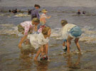 The Bucket Brigade - Edward Henry Potthast reproduction oil painting