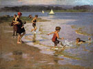 Young Bathers - Edward Henry Potthast reproduction oil painting