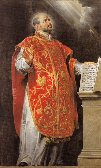 Saint Ignatitus of Loyola c1620 - Peter Paul Rubens reproduction oil painting