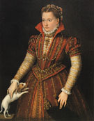 Portrait of a Noblewoman c1580 - Lavinia Fontana reproduction oil painting