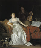 Prelude to a Concert c1810 - Marguerite Gerard reproduction oil painting