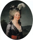 Presumed Portrait of the Marquise de Lafagette - Adelaide Labitte Guiard reproduction oil painting