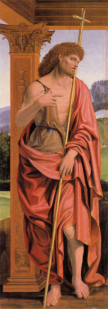 Saint John the Baptist - Pedro Fernandez reproduction oil painting