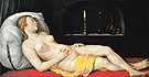 A Sleeping Woman 1544 - George Pencz reproduction oil painting