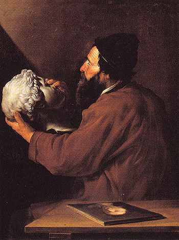 The Sense of Touch c1615 - Jusepe de Ribera reproduction oil painting