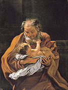 Saint Joseph and the Infant Christ c1670 - Giovanni Battista Gaulli