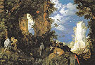 Landscape with Ruins and Animals 1624 - Roelandt Savery