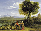 Landscape with Jacob and Laban and His Daughters 1659 - Claude Gellee reproduction oil painting