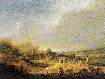 Panoramic Landscape 1640 - Jan Lievens reproduction oil painting