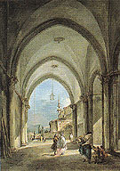 Venetian Capriccio c1760 - Francesco Guardi reproduction oil painting