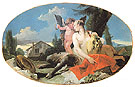 Female Satyr with House Child and a Putto c1740 - Giovanni Barrista Tiepolo