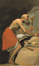 Saint Jerome in Penitence 1798 - Francisco de Goya ya Lucientes reproduction oil painting