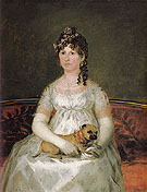 Portrait of Dona Francisca Vicenta Chollet Y Caballero 1806 - Francisco de Goya ya Lucientes