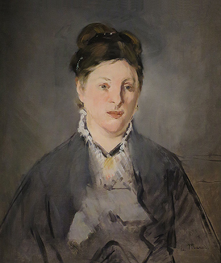 Portrait of Madame Manet 1866 - Edouard Manet reproduction oil painting